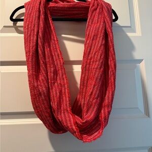 J. Crew Vibrant Red Knit Scarf